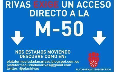 Rivas unido por la salida a la M-50