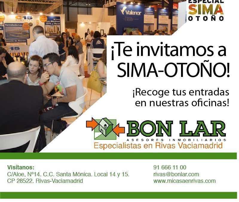 Bon Lar estará presente un año más en SIMA Otoño 2017, El mayor y más influyente evento inmobiliario de España