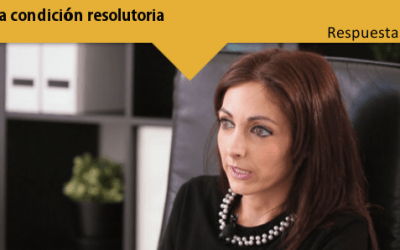 Respuestas: Qué es la condición resolutoria