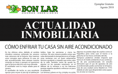 Revista de actualidad inmobiliaria de agosto de 2018