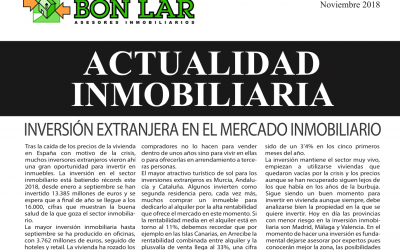 Revista de actualidad inmobiliaria de noviembre de 2018