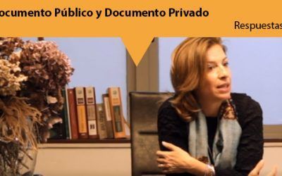 Sección respuestas: Documento público y documento privado