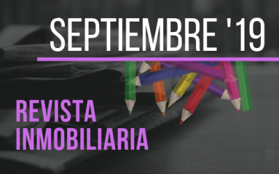 Toda la actualidad inmobiliaria de septiembre 2019