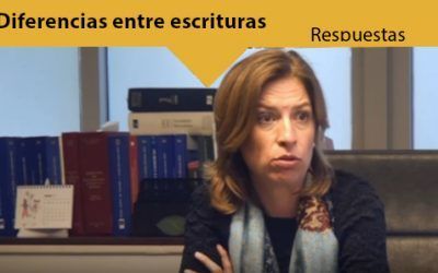Respuestas: ‘Las Diferencias entre Escrituras’